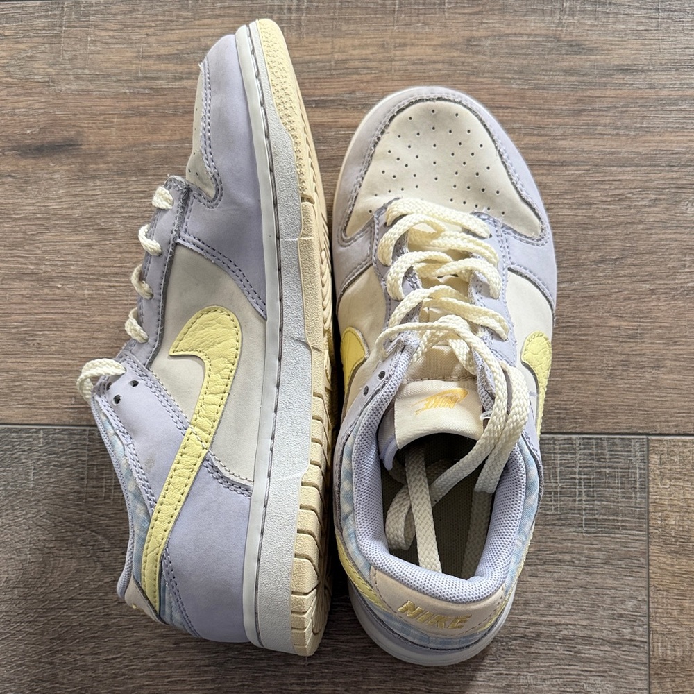 Nike Pastel Yellow and Cream Sneakers